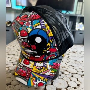 Fashionomics Colorful Graphic Mesh Hat